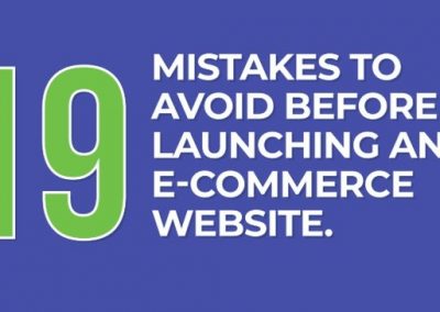 19 eCommerce Website Mistakes to Avoid [Infographic]