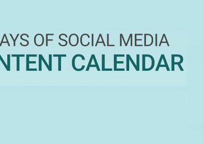 30 Days of Social Media Content Calendar [Infographic]
