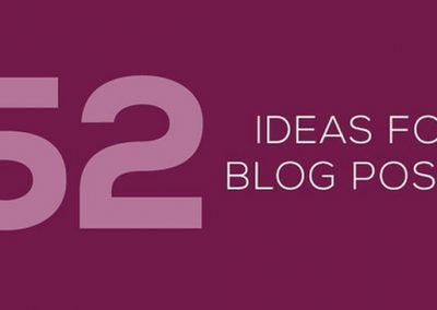 52 Amazing Blog Post Ideas That Your Readers Won’t be Able to Resist [Infographic]