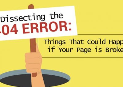 Dissecting the 404 Error: Things That Could Happen if Your Website’s Pages are Broken [nfographic]