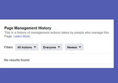 Facebook Adds New ‘Page Management History’ Tab in Page Tools