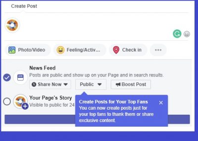 Facebook Adds ‘Top Fans’ Targeting Option for Organic Page Posts