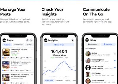 Facebook Launches New Creator Studio Mobile App