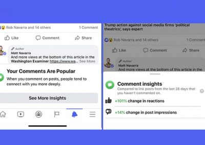Facebook Looks to Prompt More Comments with New Comment Engagement Stats