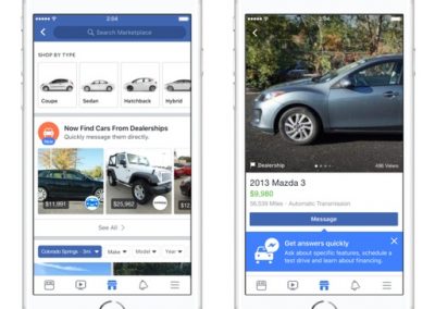 Facebook’s Expanding Marketplace with a New Dedicated Section for Vehicles