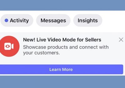 Facebook’s Testing a New “Live Video Mode for Sellers” for Pages to Promote Products