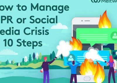 How to Manage a PR or Social Media Crisis in 10 Steps [Infographic]