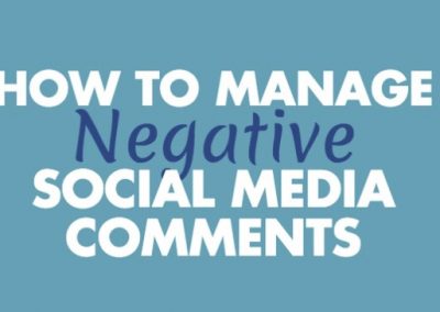 How to Manage Negative Social Media Comments [Infographic]