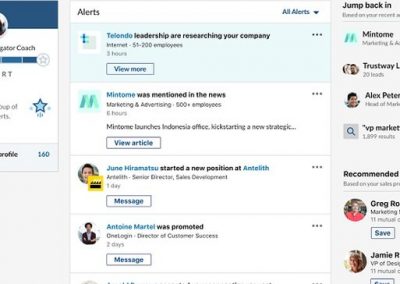 LinkedIn Adds New Alerts and Lead Management Options to Sales Navigator