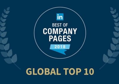The Top 10 LinkedIn Company Pages of 2018 [Infographic]