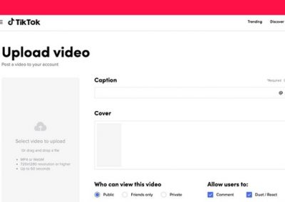 TikTok Provides Option to Upload Content via Desktop
