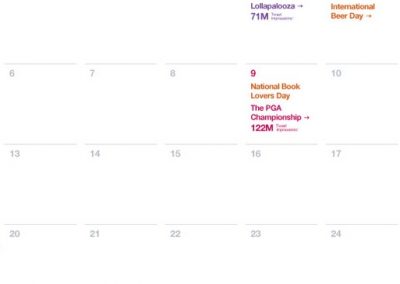 Twitter Releases Major Events Calendar for August to Help with Strategic Planning