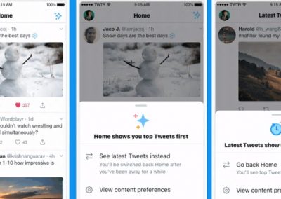Twitter Rolls Out New Button to Easily Switch Between Chronological and Algorithmic Timeline