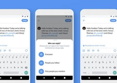 Twitter Rolls Out Tweet Reply Controls to All Users