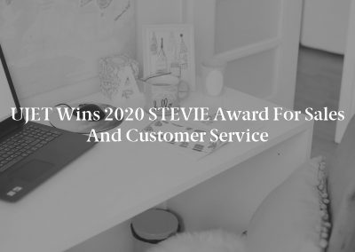 UJET Wins 2020 STEVIE Award for Sales and Customer Service