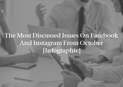The Most Discussed Issues on Facebook and Instagram from October [Infographic]
